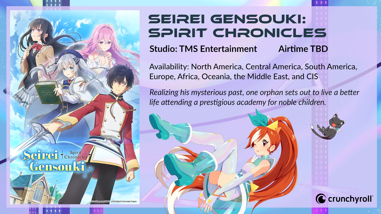 Tsukimichi', 'Seirei Gensouki' e mais estreias na Crunchyroll