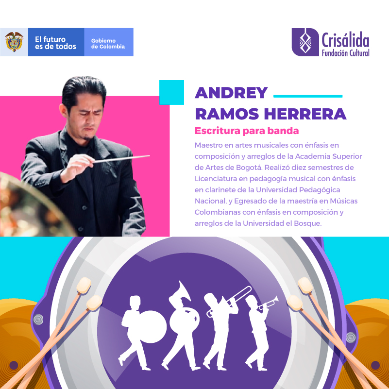 crisalidaproyec's tweet photo. Continuamos con el SEMINARIO EN PEDAGOGÍA Y DIRECCIÓN DE BANDAS DE MARCHA. Hoy Sábado 3 de Julio 7Pm aquí https://t.co/dLdzDScpKd https://t.co/6jQvrqQwRg