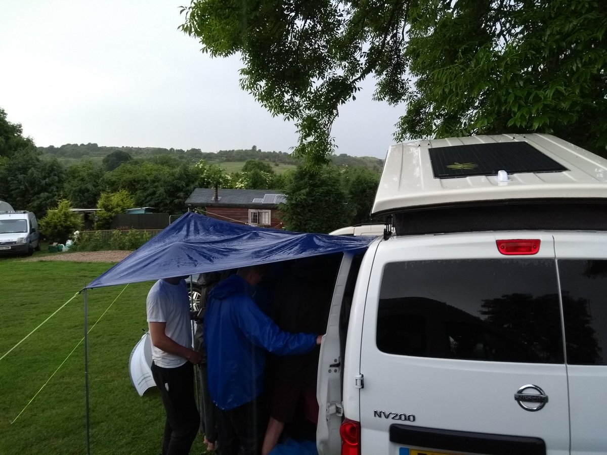 scddofe's tweet photo. Watching to Football on camp in the rain huddling under the awning #goldtraining #rain @scddofe #day3  @SCDSchool https://t.co/GV3ACD5tb6