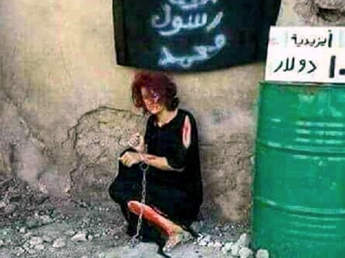 zidan_yezidi's tweet photo. Ich wurde jeden Tag vergewaltigt, wollte sterben“: Jesidische Überlebende erinnern sich an die schreckliche sexuelle Gewalt durch den Islamischen Staat (ISIS) 
#Jesidengenozid https://t.co/xibWE6Ob5O