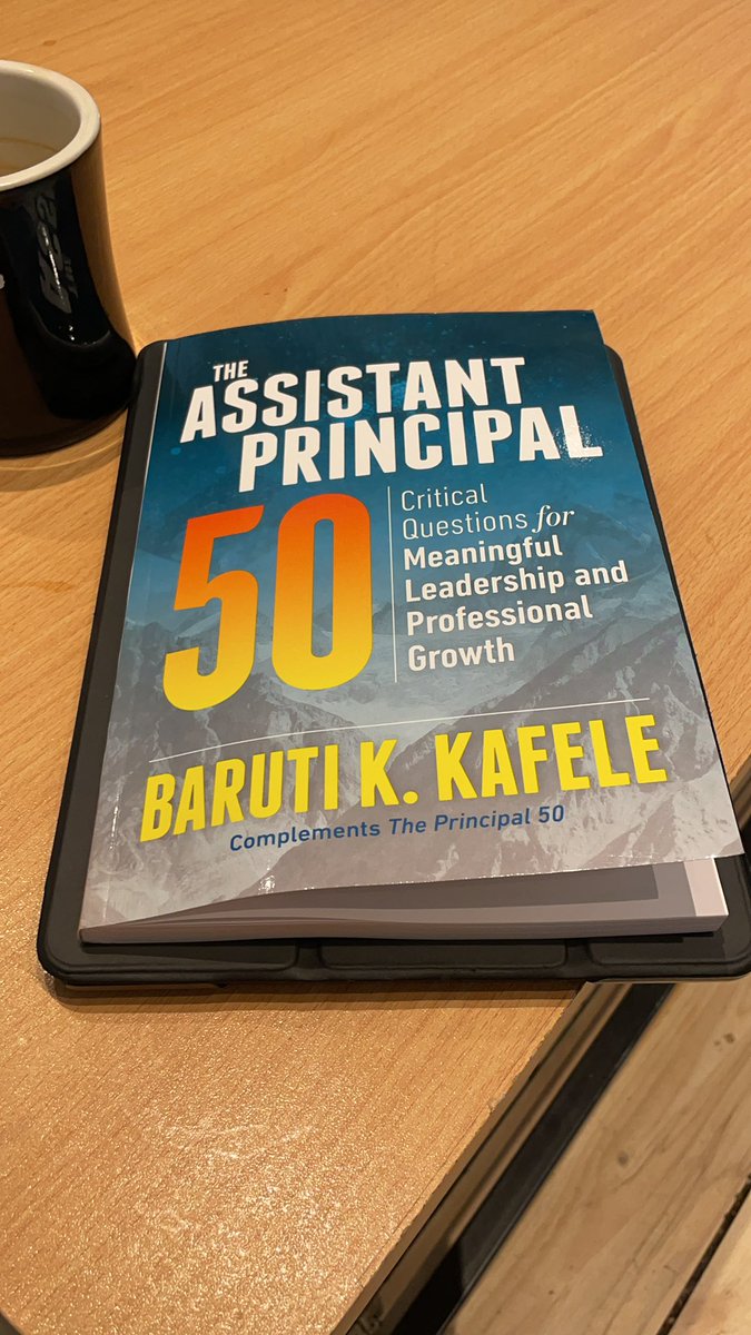 SciTeach3's tweet image. Just found out I’ve been selected to be the new Dean of Students at @TheMRHS in @DVUSD. The main advice from my Sup @DrFinchDVUSD in being a new administrator was to “learn, learn, learn” so I immediately went out &amp;amp; picked up this book by @PrincipalKafele. #extraordinary
