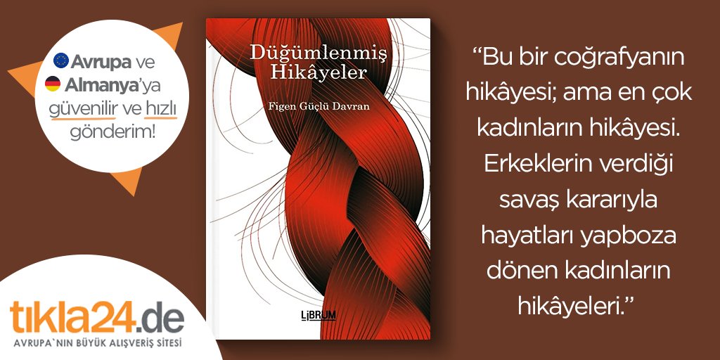 Şimdi sayılar bir eksik; belki daha fazlası bilmiyorum Hasret… Pişmanlığa ve ağlamaya yüzü yoktur tarihin…

İncelemek İçin Tıklayınız: tikla24.de/kitap/figen-gu…

@librumkitapp