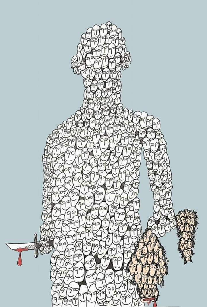 العادات القبلية تحكم بالقتل على الفتاة إذا تم الإشتباه بأنها على علاقة مع شخص آخر، بينما تعفي عن الشاب حتى لو زنى بألف امرأة!

إنها شريعة الغاب والظلم والإجرام بعينه!

#فتاة_الحسكة
#عيدة_الحمودي_السعيدو