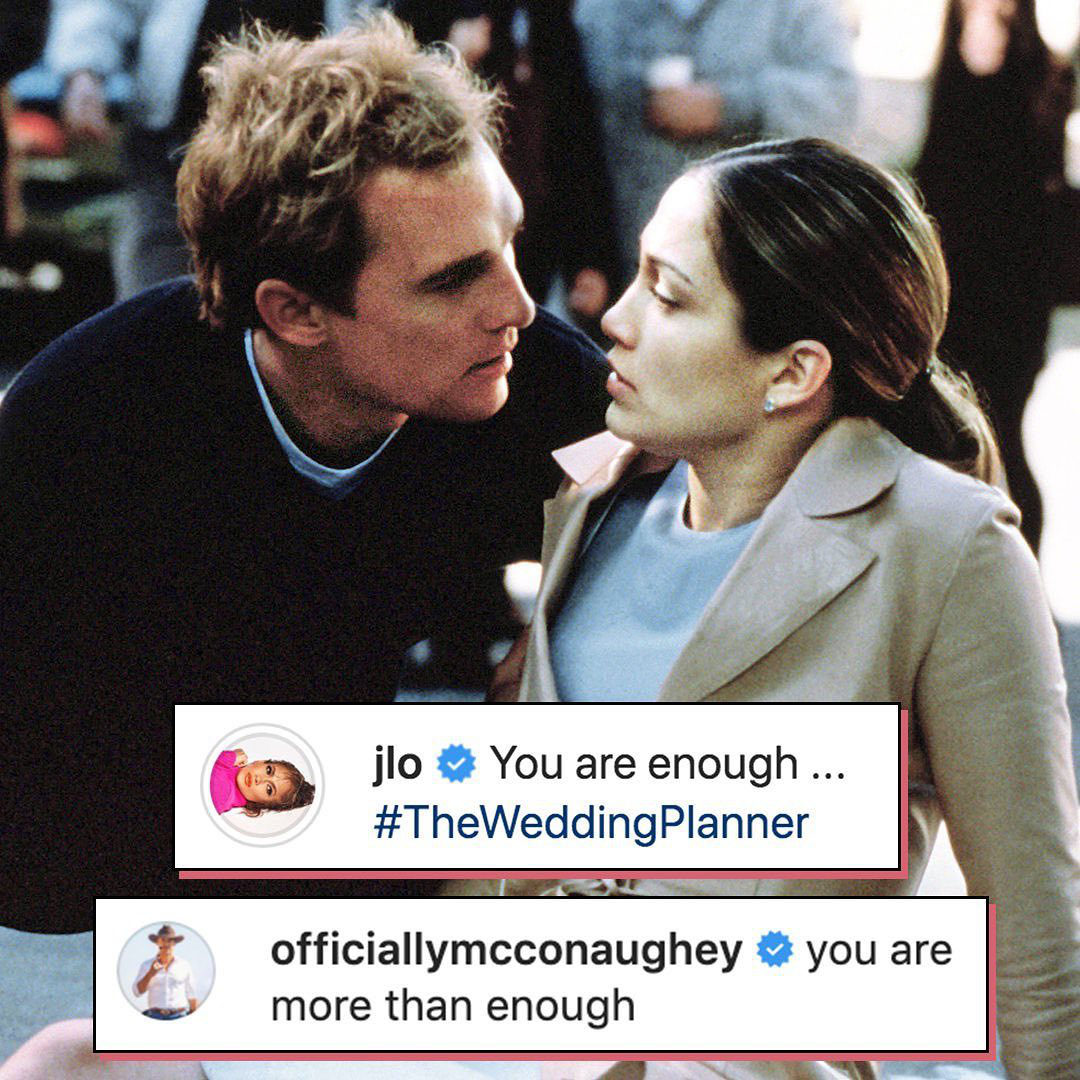 This movie's better than sweet red plums and grilled cheese sandwiches. 😍  Don't forget to tune in to #TheWeddingPlanner starting at 3:30 PM, only on E!  (📷 : Shutterstock)