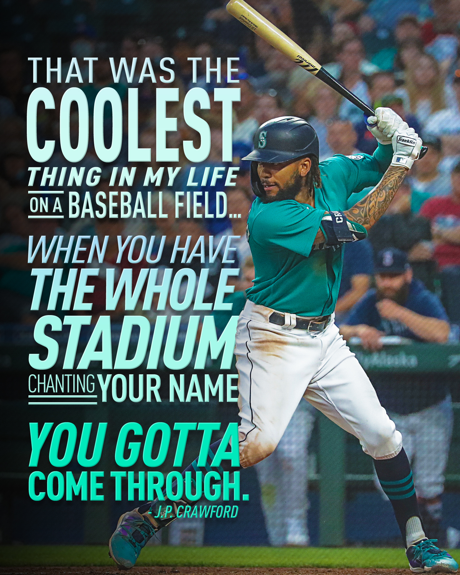 Seattle Mariners on X: Your energy doesn't go unnoticed, Seattle.  #SeaUsRise  / X