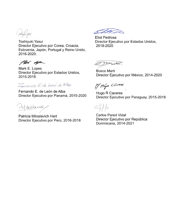 12 ex colegas de Sergio Díaz Granados Guida nos sentimos orgullosos de apoyar su candidatura para el presidente ejecutivo del Banco de desarrollo de América Latina CAF 

<a href="/sergiodigra/">Sergio DiazGranados</a> <a href="/jrestrp/">José Manuel Restrepo Abondano</a> <a href="/BoscoMarti/">Bosco Marti</a> <a href="/dan_restrepo/">Dan Restrepo</a> <a href="/dubelain/">Fernando E. de León</a> <a href="/carlosvives/">Carlos Vives</a> <a href="/ClaudiaElenaV/">Claudia Elena</a> <a href="/mclacouture/">Maria Claudia Lacouture</a> <a href="/AgendaCAF/">CAF</a>