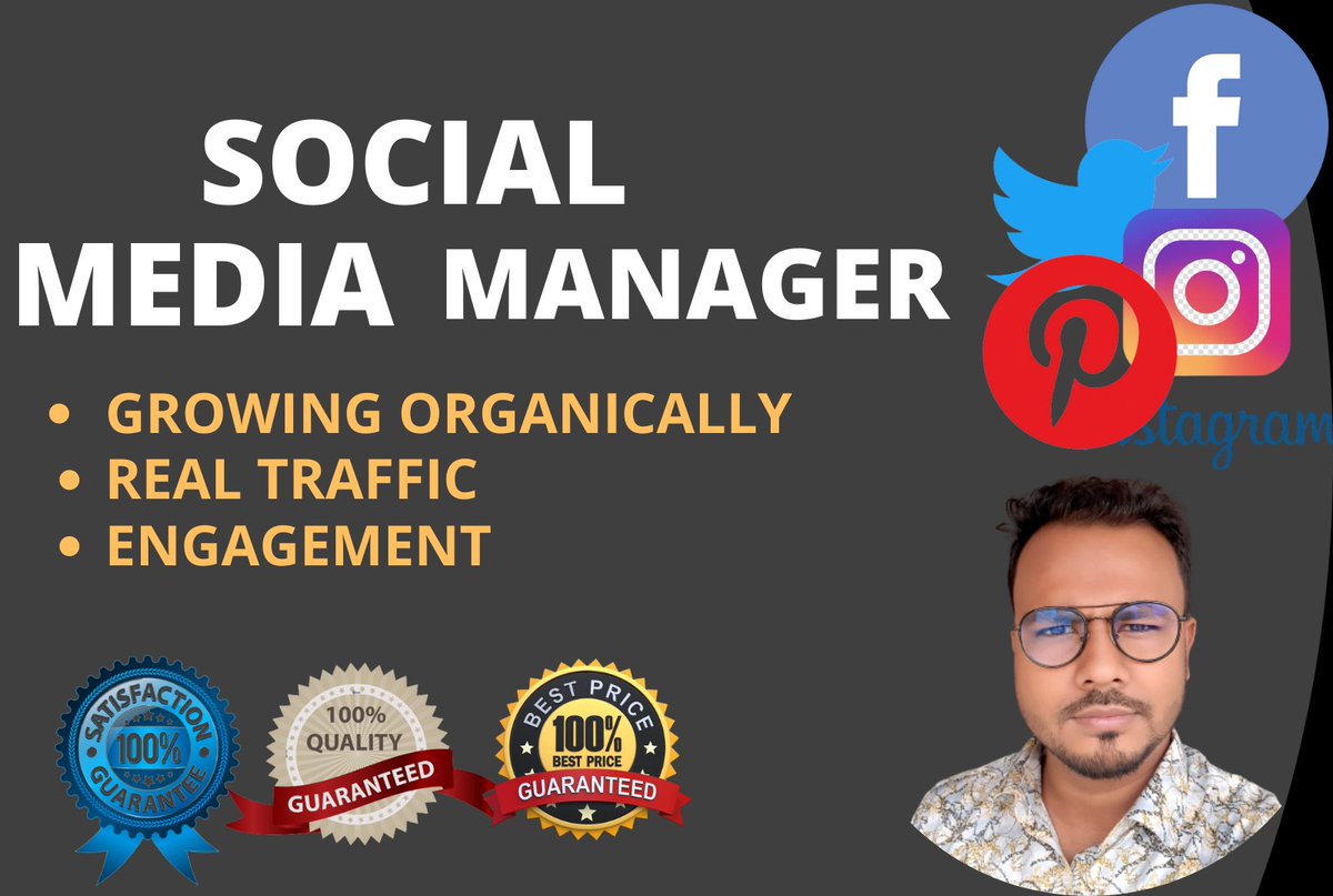 TechiqI's tweet image. 🙂Manage your social media Twitter Instagram linkedin
👉Grow organic
👉real traffic
👉Engagement

tinyurl.com/y77y4kyw
#socialmediamarketing #instagram #socialmediamanager #socialmediamanagement #linkedin #facebookmarketing #twitter #fiverrgigpromotion #fiverrBuyer #fiverrgigs