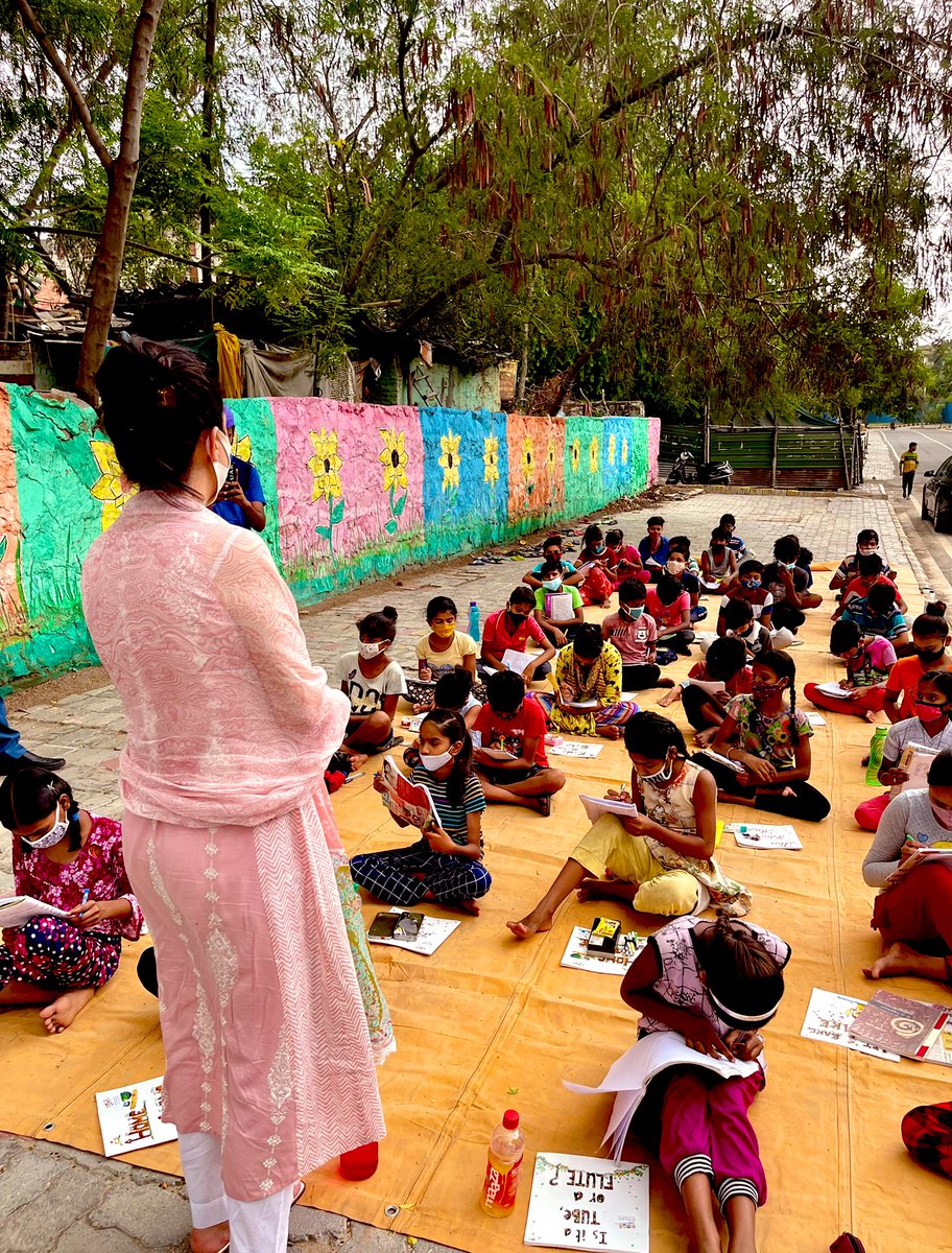ROUBLENAGI's tweet photo. When your kids donโt expect a surprise test from you itโs fun to see their faces๐ Some excited, some nervous & some curious ๐
Let #Education be the best gift you give to your children. Education is Power ๐#RNAF #ReadAndWriteIndia #slum #EducationMatters #EqualityNotCharity https://t.co/sTLXG1CKse
