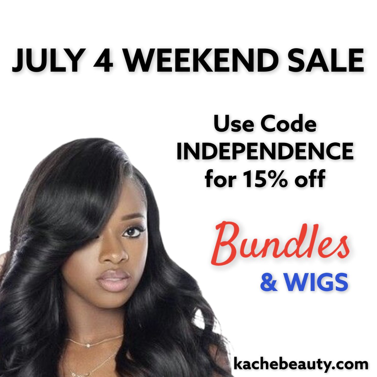 iamkershey's tweet photo. Shop https://t.co/ZAwi5MsP3g and enjoy 15% off this weekend on hair extensions and wigs!
Reminder: We accept #quadpay so you can pay in 4 installments over 6 weeks! π #ad @kachebeauty https://t.co/3iSwZ0dNcG