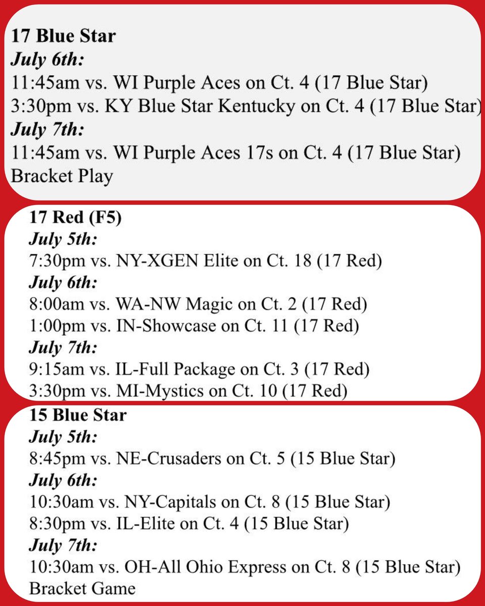 MokanGirls's tweet photo. 1st 🛑...Indianapolis for the @usjn Premier Showcase!

The Eclipse 🏀 teams are ready to play ball and the schedules are posted!
@BlueStarBB
@joeyjames1616 

⬇️⬇️⬇️⬇️⬇️⬇️⬇️⬇️ https://t.co/MNSc4m8EPw