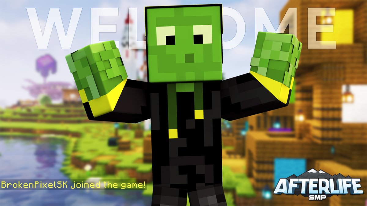 👋 Hey, you, you're finally awake.

We are proud to welcome aboard a new member, and that is the fantastic builder, <a href="/BrokenPixelSK/">BrokenPixelSK</a>!

Go give him a warm welcome for us, and he should be having his first episode out on #AfterLifeSMP in the next few days.

💚 brokenpixelsk.afterlifesmp.com
