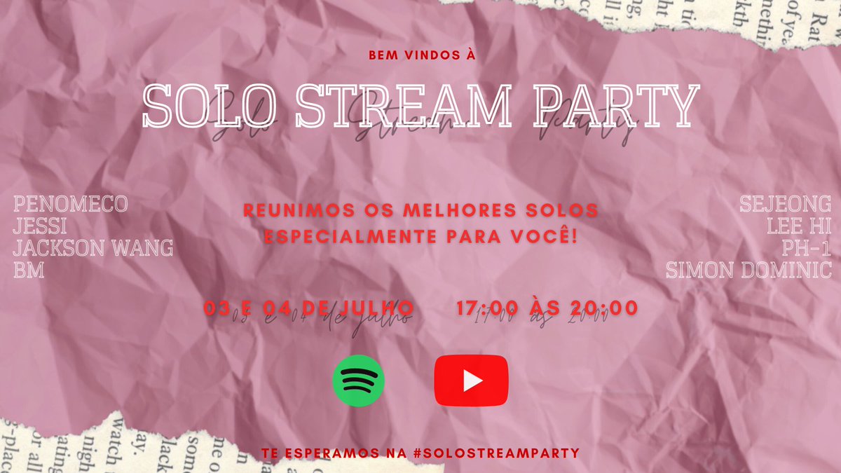 moacirgue's tweet photo. [STREAM]

Playlist no ar minha gente. 

Agora das 17:00 as 20:00 estaremos fazendo party da #SOLOSTREAMPARTY

Quero todos participando e ajudando todos esses artistas maravilhosos e nosso Simon D também

Link: Youtube: https://t.co/miJA9A5QXm

Spotify: https://t.co/mPda7U3WUD https://t.co/CWCgWgbu3U