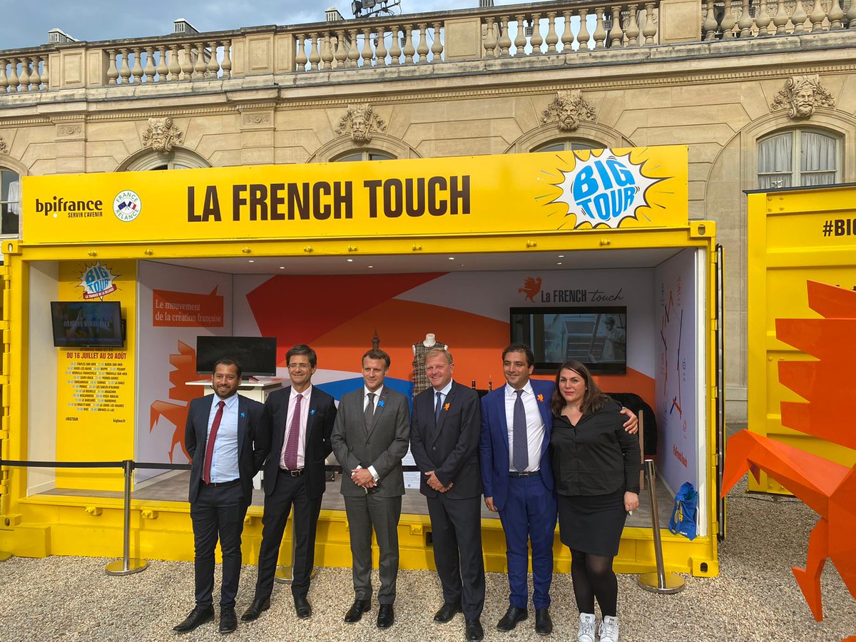 NicolasDufourcq's tweet image. Début du Big tour de @Bpifrance à l'Elysee, en route à la rencontre des Français sur 24 étapes tout l'été pour célébrer nos entrepreneurs, inventifs, battants, et tellement attachés aux territoires ! #FrenchFab  #frenchtouch