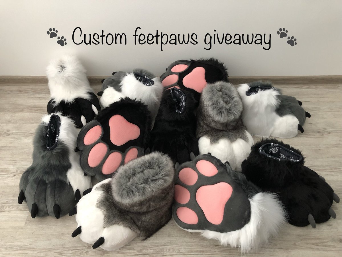 🐾FEETPAWS GIVEAWAY🐾

As a thank you for 2000 followers I'd like to do a feetpaws giveaway. 😊
Winner gets custom outdoor or indoor feetpaws. It depends on your choice!

Rules:
Follow me
Like and retweet this post
Optional: 
Comment with your refsheet
Tag a friend

1/2