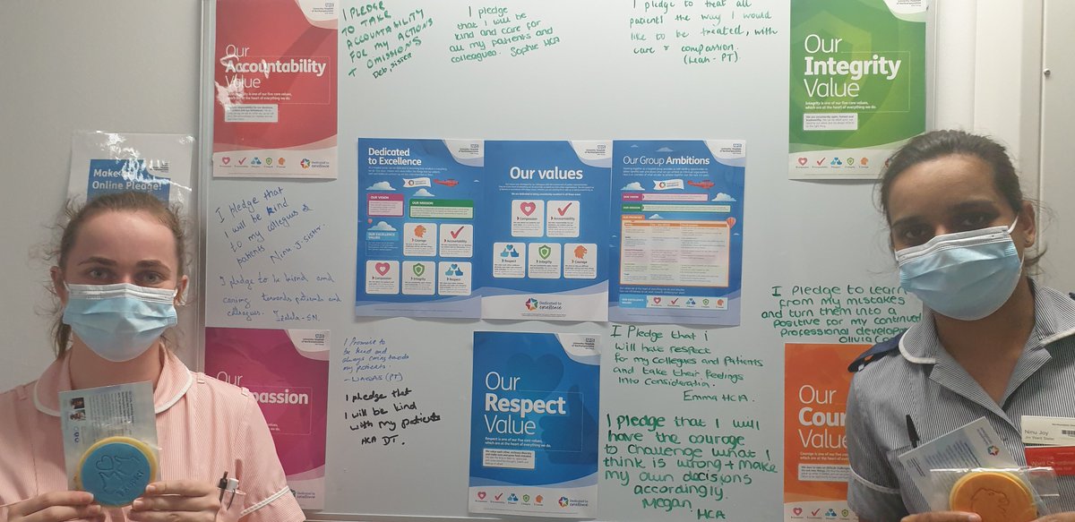 We are making our pledges on line #bringing values together to achieve excellence