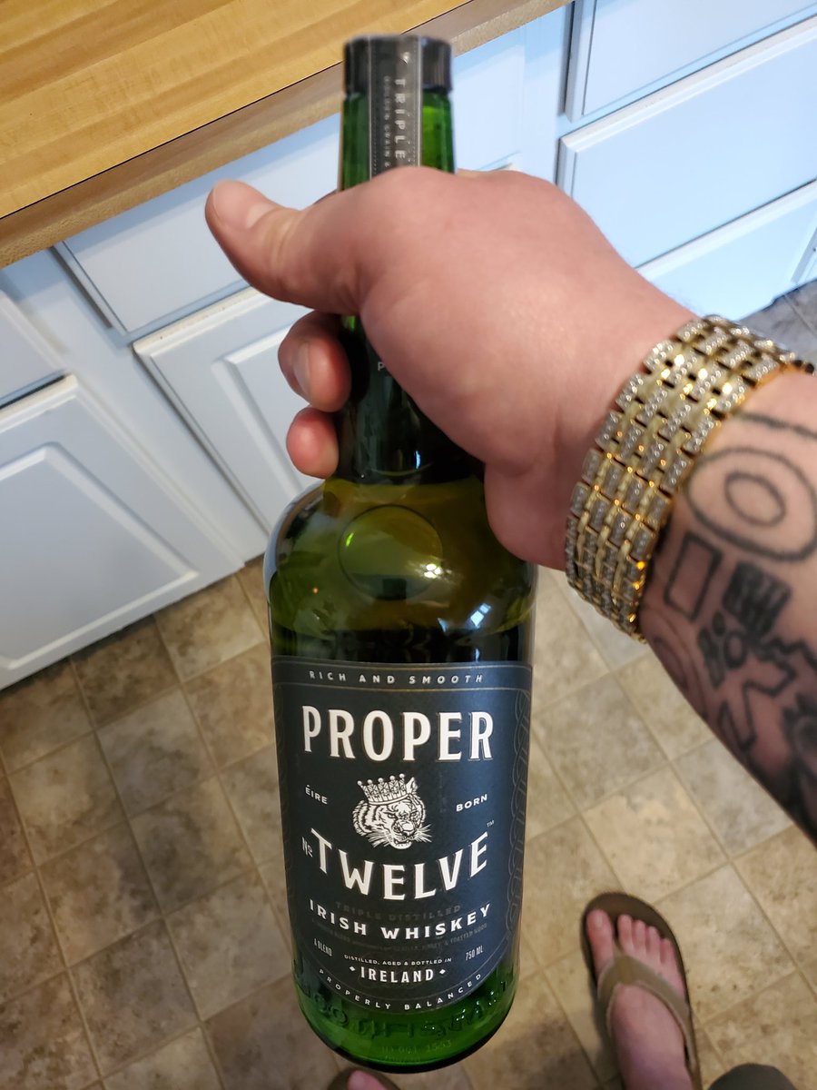 dirrtyphil's tweet photo. My go-to Liquor Store didn't have @ProperWhiskey so I asked them to get it and they didn't disappoint! Cheers, @TheNotoriousMMA 🥃 #DirrtyPhilOnTheBeat https://t.co/ZZbhygaeWs