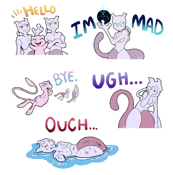 Pokémon: Mew Stickers