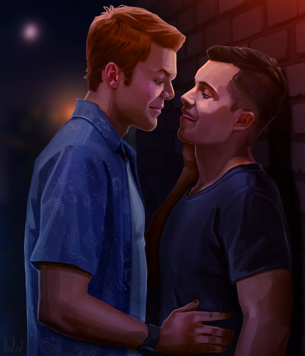 Commission #Shameless #gallavich #ianandmickey #fanart #artistontwittter #a...