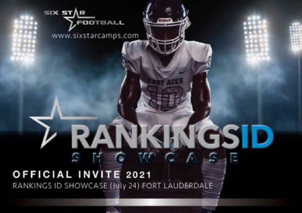 zadarius08's tweet photo. @6starfootballFL thank you for the invitation I’m looking forward to attending 💪🏾 https://t.co/98g9DjV6d0