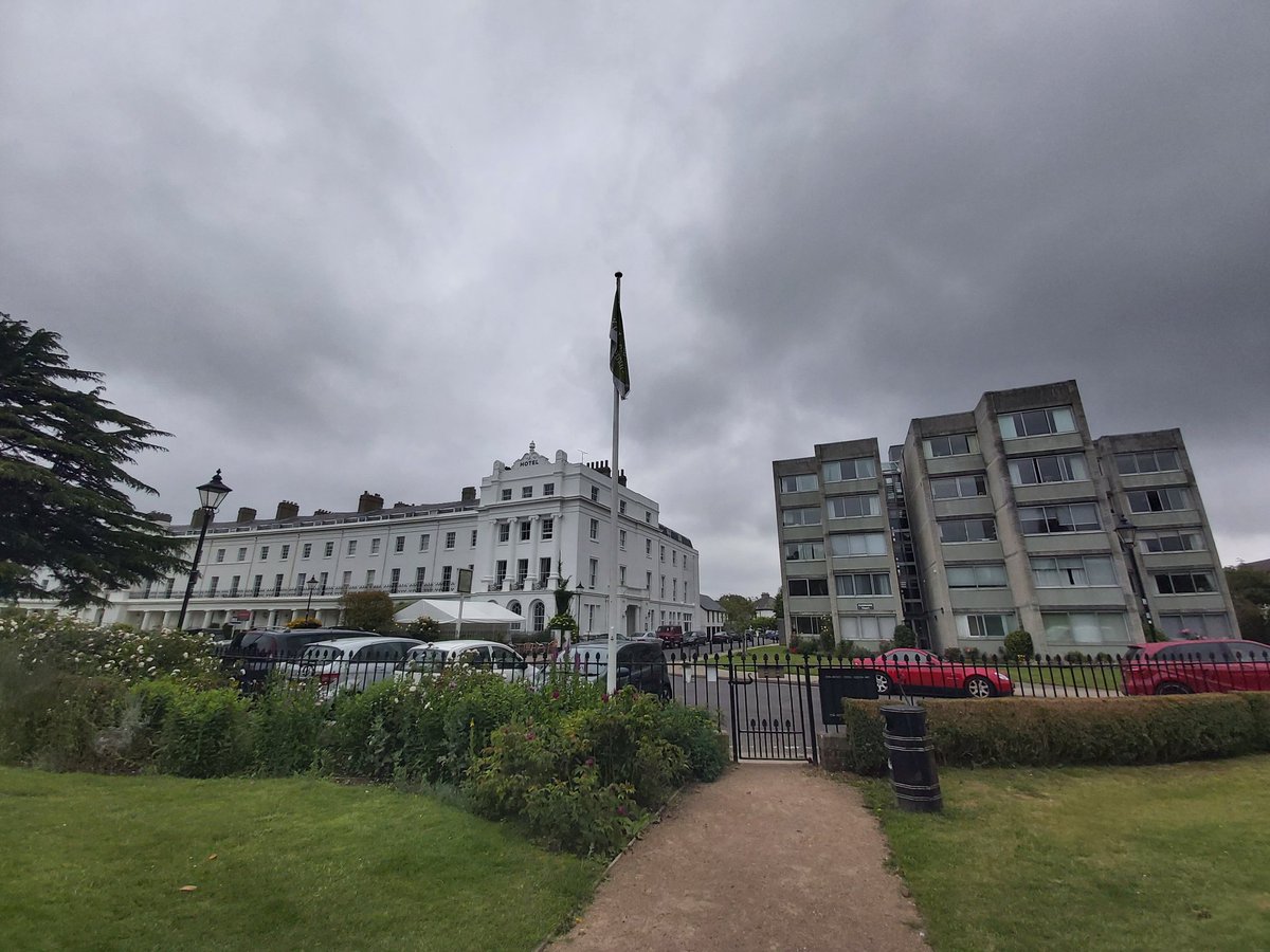 Some beautiful architecture next to some not so beautiful architecture!