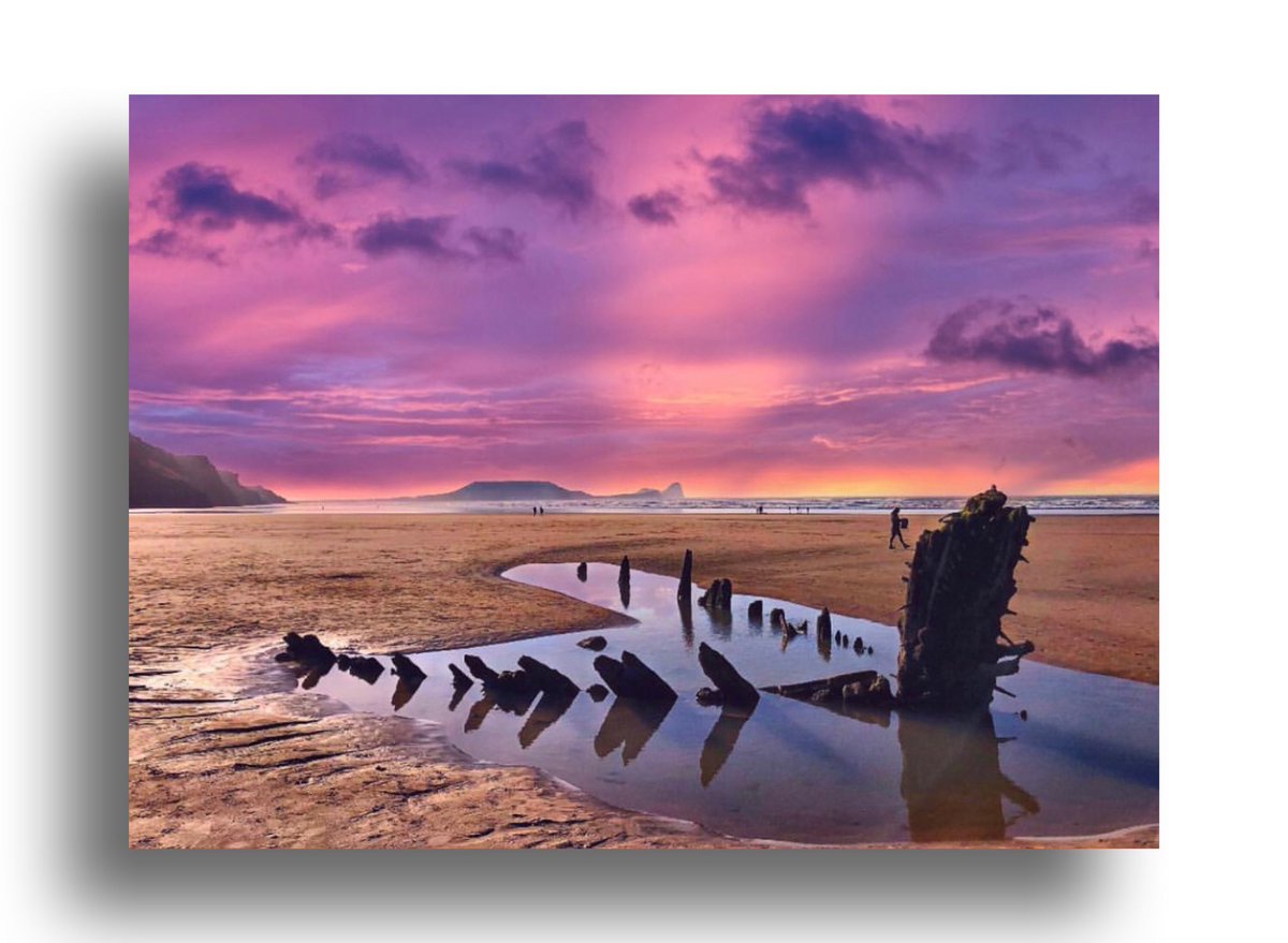 ‘Rhossili Beach’ #ThePhotoHour #photooftheday #picoftheday #gower #gowerpeninsula #swansea #visitwales #wormshead #sunset #beach #coast #landscapephotography #beautifulplaces #photographylovers #sea  #naturalbeauty #art #landscape_lovers #instabritain #instauk #rhossilibeach