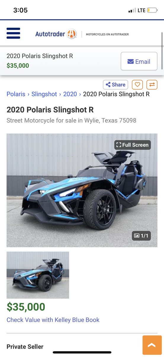 Champ0308's tweet photo. Polaris Slingshot is now a $ 35,000. and our entry-level electric reverse-trike will be selling for $ 10,000. in Q-4 this year ! https://t.co/nwJ7guthFw