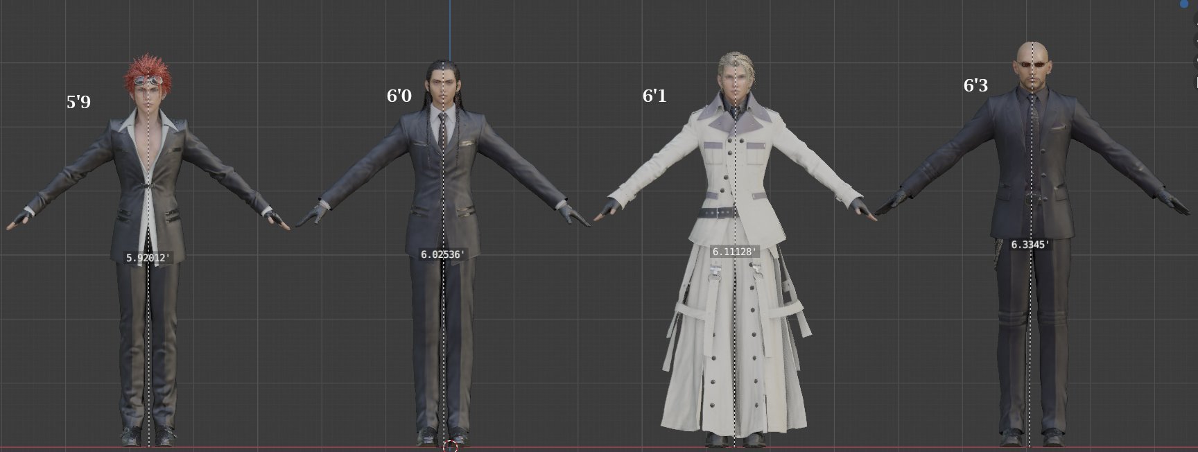 Jen- Littol Sephiroth protector on X: “PSA, Sephiroth is NOT 6ft1 