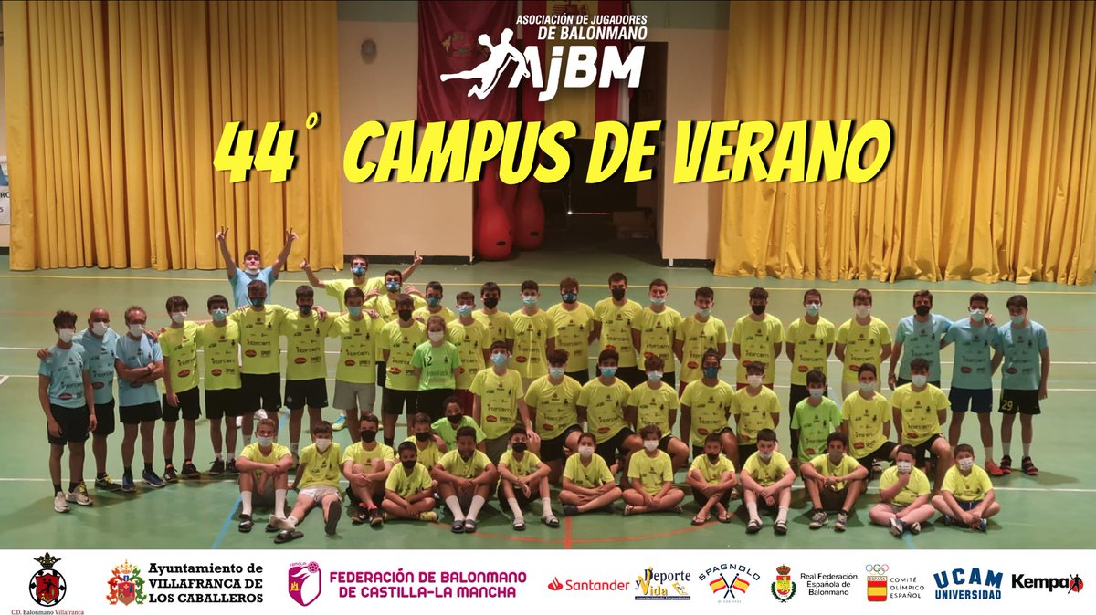 ajbalonmano's tweet photo. CAMPUS DE VERANO‼️
Finalizamos la 44ª edición de nuestros Campus de Verano 🤾🏼
Una semana llena de balonmano y emociones en Villafranca de los Caballeros 🤩
¡Gracias a todos por ser parte de esta experiencia inolvidable! 🙌🏼
#️⃣ #AJBMSomosTodos https://t.co/beuyWlgpPd