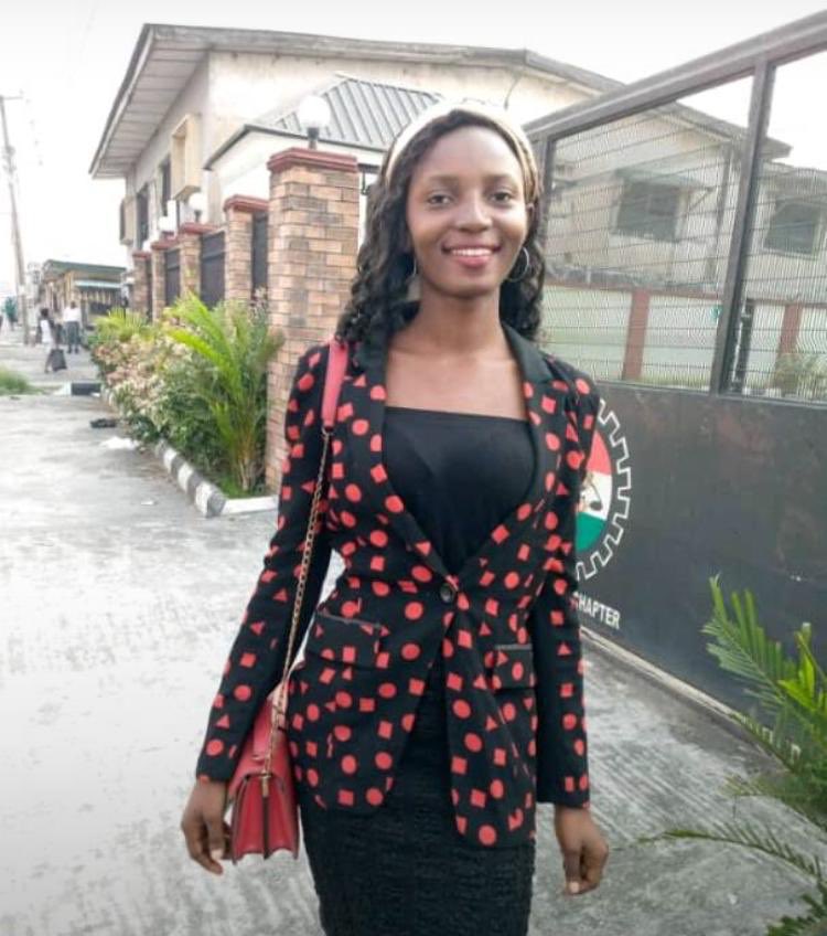 Ada-eze Esther Emeka-Orlu. Works at Igums International Limited, 194, Aba Road, Waterlines, Port Harcourt. She left her place of work around 5.40 pm on Friday 9th July 2021 to go home at 14, Igboukwu Street, D/Line, Port Harcourt. Till now she hasn’t been seen. Her phone numbers