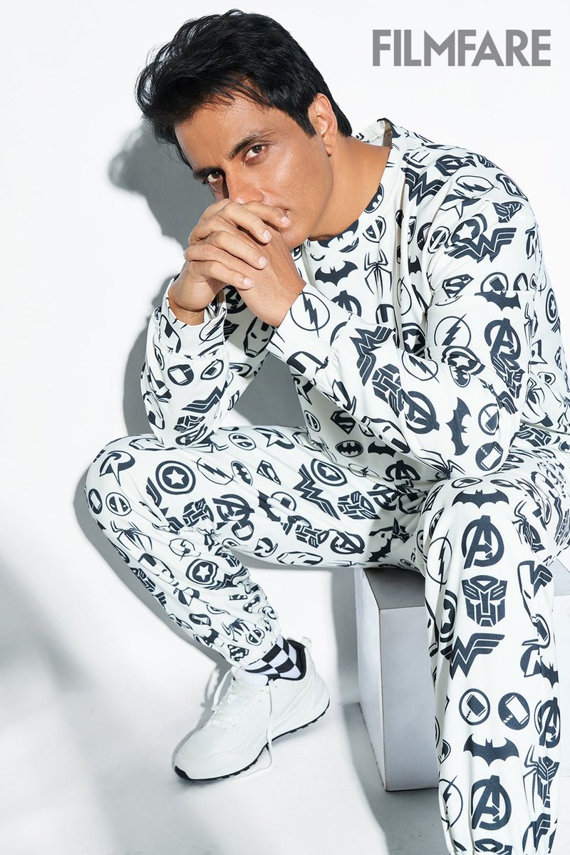 filmfare's tweet photo. Not all superheroes wear capes but they all sure are trailblazers! 

Here’s to @SonuSood playing the perfect cover star for our latest issue 

Download your copy now. https://t.co/IMyf4A6n8T https://t.co/O9qeSGhjId