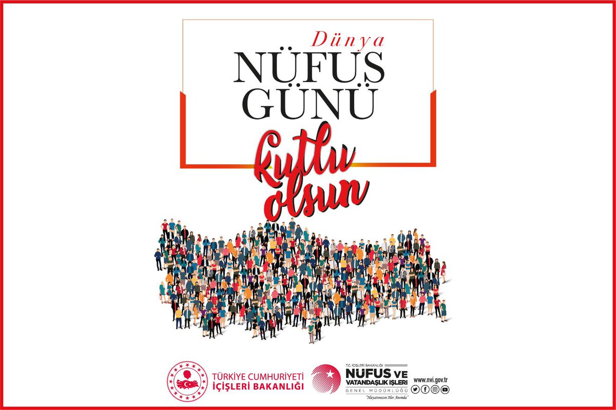 Mensubu olmaktada gurur duyduğum  Nüfus Ailemin 11 Temmuz Dünya Nüfus Günü kutlu olsun💐. <a href="/sefikaygol/">Şefik AYGÖL</a>  <a href="/suleymankara26/">Süleyman Kara</a> <a href="/ManisaNufus/">Manisa İl Nüfus ve Vatandaşlık Müdürlüğü</a> <a href="/SelendiIlce/">Selendi İlçe Nüfus Müdürlüğü</a> #HayatınızınHerAnında