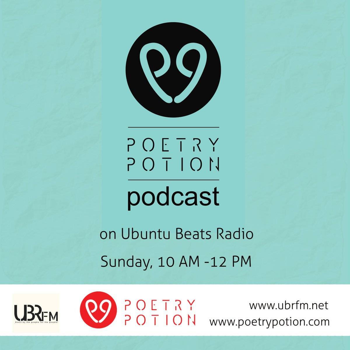 poetrypotion's tweet photo. It's #PoetryPotionPodcast day!
@QuazRoodt goes #OnAir at 10 am.
Today we share poems by @KINGCedric95 @qmalewezi @SabeloSoko @this_natalia
Jean Binta Breeze, Iriscience, Mutabaruka and The Brother Moves On.
#PoetryPotionPodcast
#ubrfm
LISTEN HERE:https://t.co/bVfNIkBSBf https://t.co/vkANuYCGUT