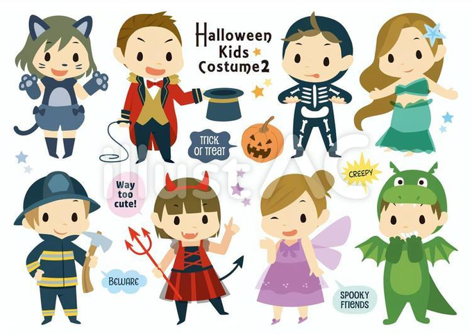 仮装イラストのtwitterイラスト検索結果