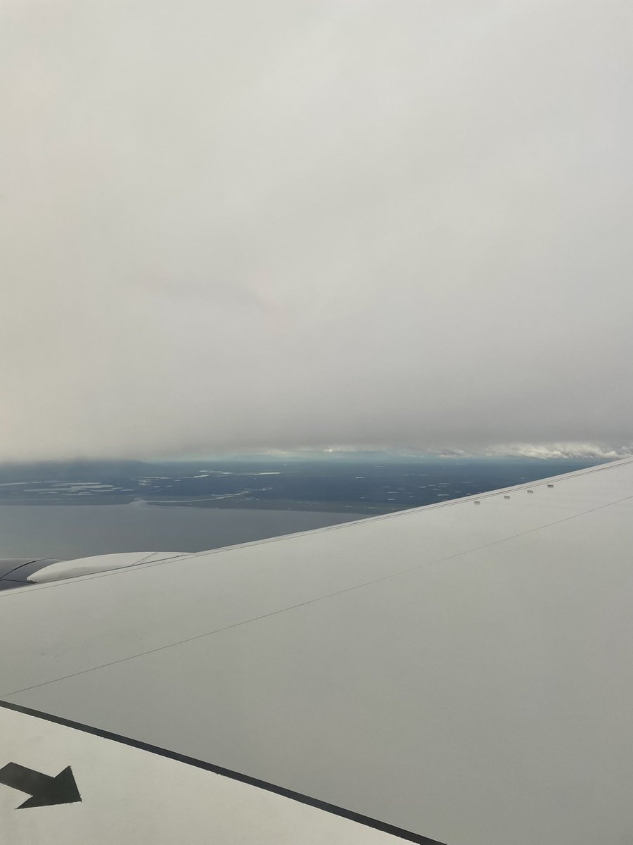 kdes210's tweet photo. First view of Alaska! We’re here and I won’t see nighttime til Thursday! https://t.co/5UIAIlxJAS