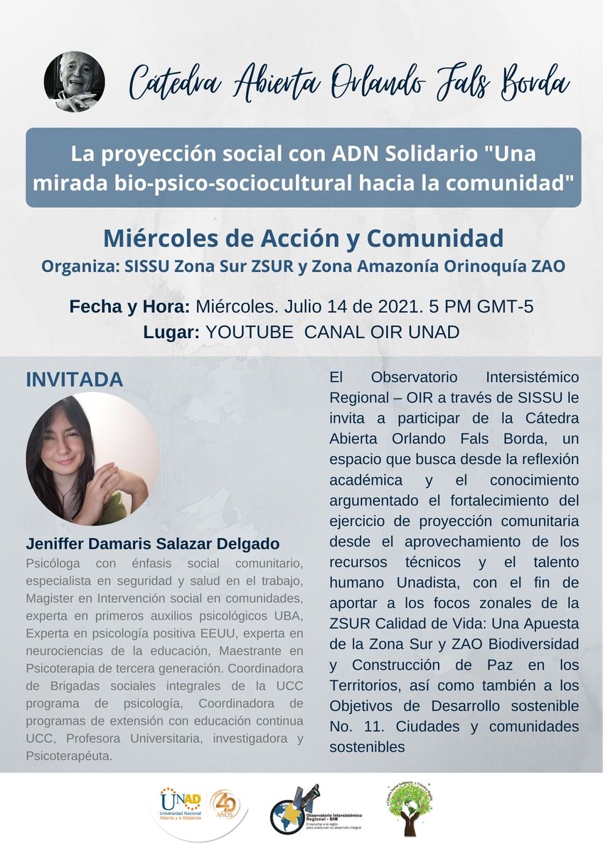 El OIR de las Regiones UNAD tweet media