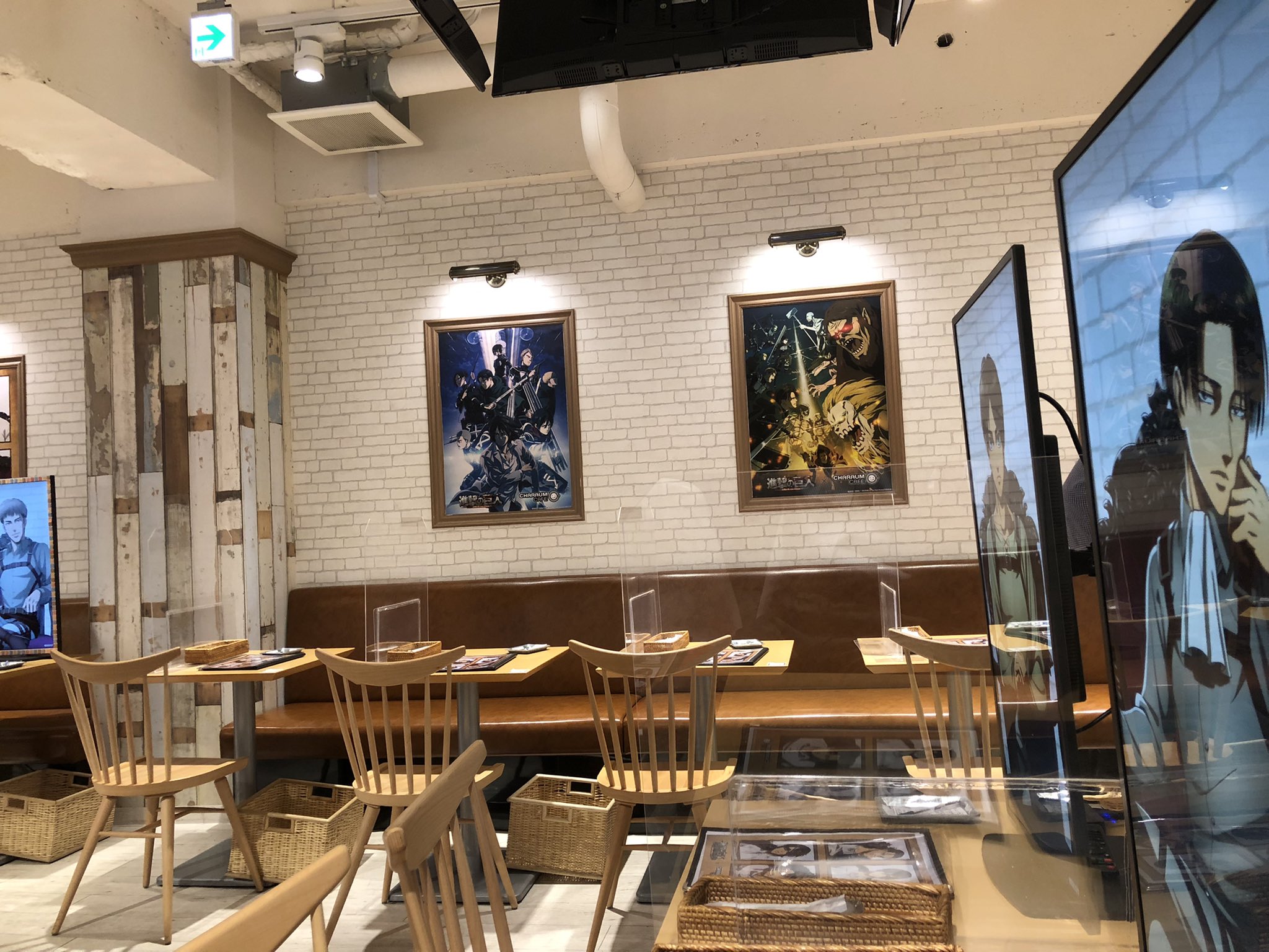 進撃の巨人　キャラウム　コラボカフェ　受注生産　等身パネル　リヴァイ 進撃の巨人 キャラウム コラボカフェ 受注生産 等身パネル