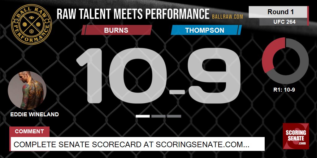 10-9 Burns R1

#UFC264 #MMA #UFC

Scorecard: ScoringSenate.net/scorecard/590/…
