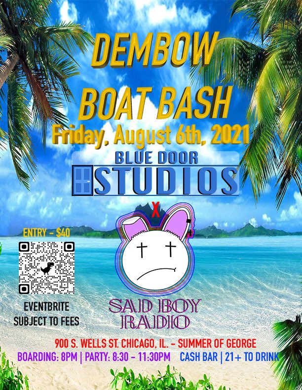 BDSCHIVIC606's tweet photo. You don’t wanna miss out!
Come party with me and the crew! We’re celebrating Summer 🌞 and Success 😎
https://t.co/k7Rwwy6nB0
#party #reggaeton #dembow #artists #sunmertimechi #summer #boat #network #chicago https://t.co/VFpAIWTGFm
