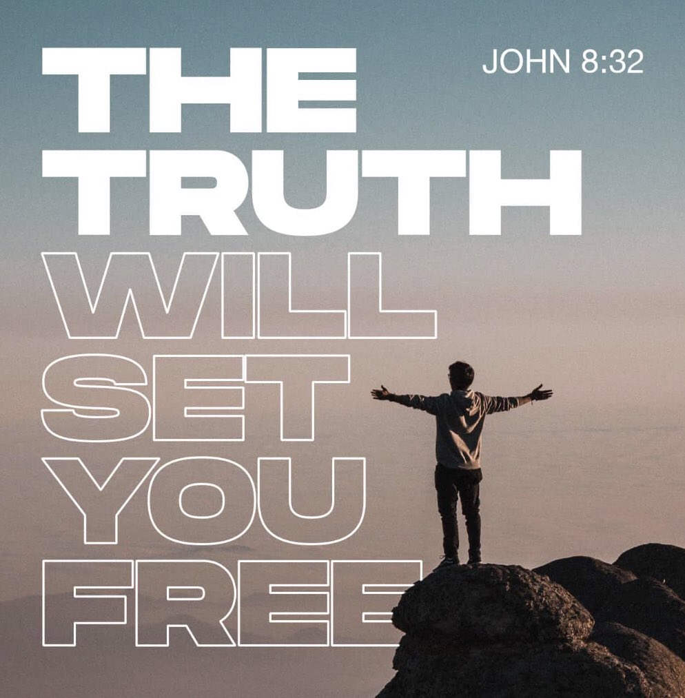 awesomeweb's tweet image. So Jesus said to the Jews who had believed him, “If you abide in my word, you are truly my disciples, and you will know the truth, and the truth will set you free.”
John 8:31-32 ESV