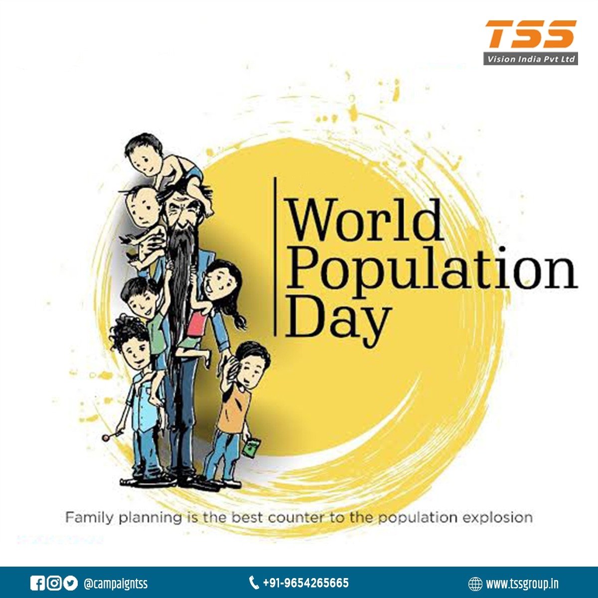 campaigntss's tweet photo. Population growth is the primary source of environmental damage. Overpopulation leads to overexploitation...
Keep a small family to have a big happy life. Plan your family and protect the planet.. 
#WorldPopulationDay https://t.co/R3lwtYzGGy