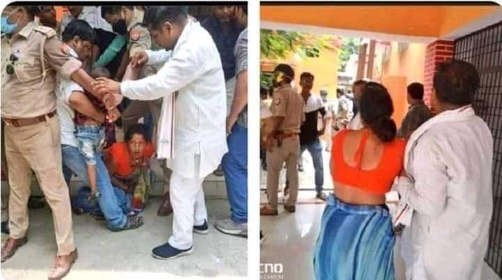 DsYadv's tweet photo. औरतों की साड़ी उतार कर #हिन्दू खतरे से बाहर निकाला जा रहा है यूपी में -@DsYadv

#रामराज्य https://t.co/IqknMfop5J