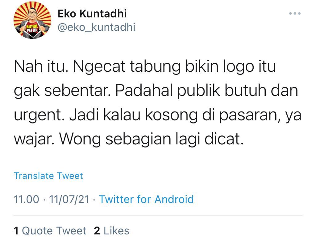Satu lagi yang perlu diluruskan, itu stiker bukan cat. Ngeri kali Bajer ini, bunyi dulu,goblok selamanya.