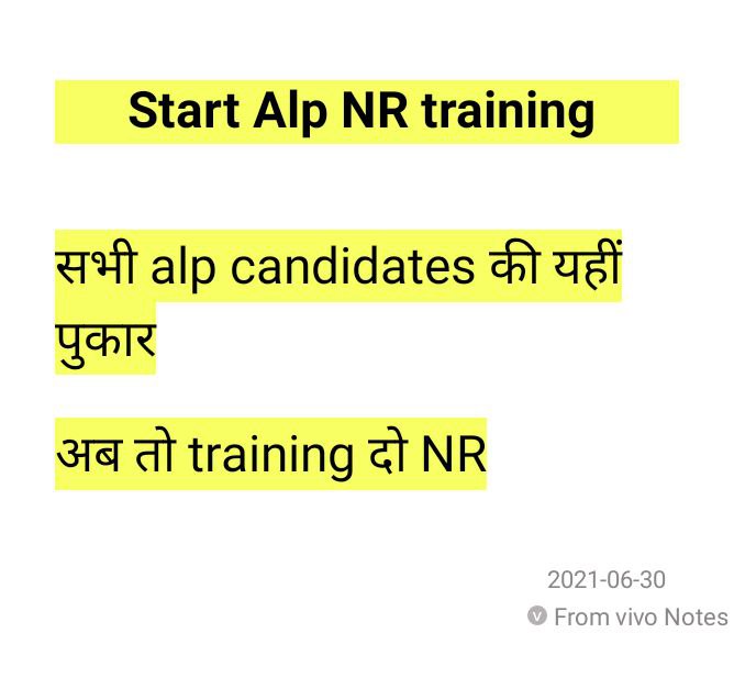 rrb_alp001's tweet photo. #StartNRALPTraining_16July

@GM_NRly @AshwiniVaishnaw 
@RailMinindia 
@CPO_NR @drmlko25 @SRDPONRLKO @Sr_DPO_C @IrpofRaman 
We r still unemployed after being selected as ALPs in the @RailwayNorthern .
We r requesting u to plz start our training from 16 july. https://t.co/aoDTrXbytV