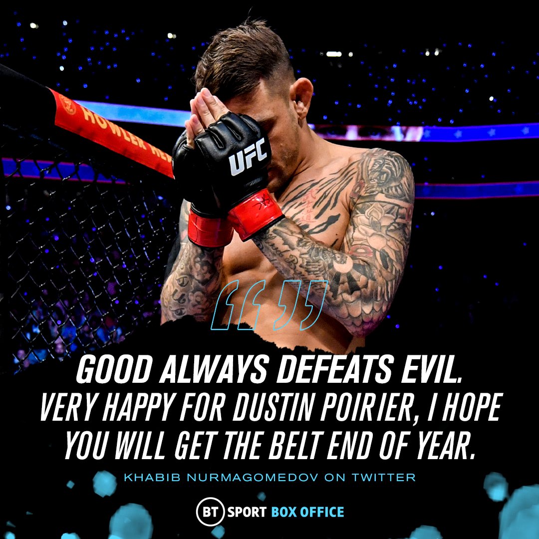 "Good always defeats evil."

<a href="/TeamKhabib/">khabib nurmagomedov</a> has his say on #UFC264.