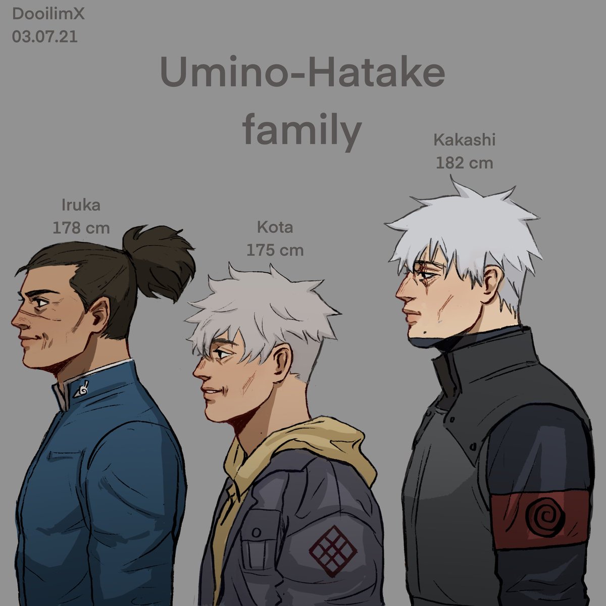 Naruto - Kakashi Hayate x Iruka Umino - KakaIru