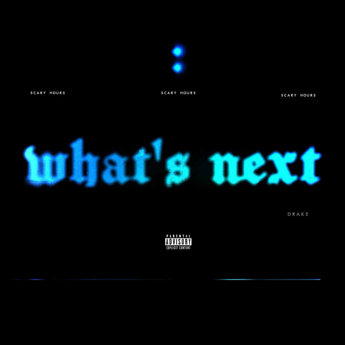 OneVisionHipHop's tweet image. what’s next alternative cover [ from drakes’ scary hours 2 ]