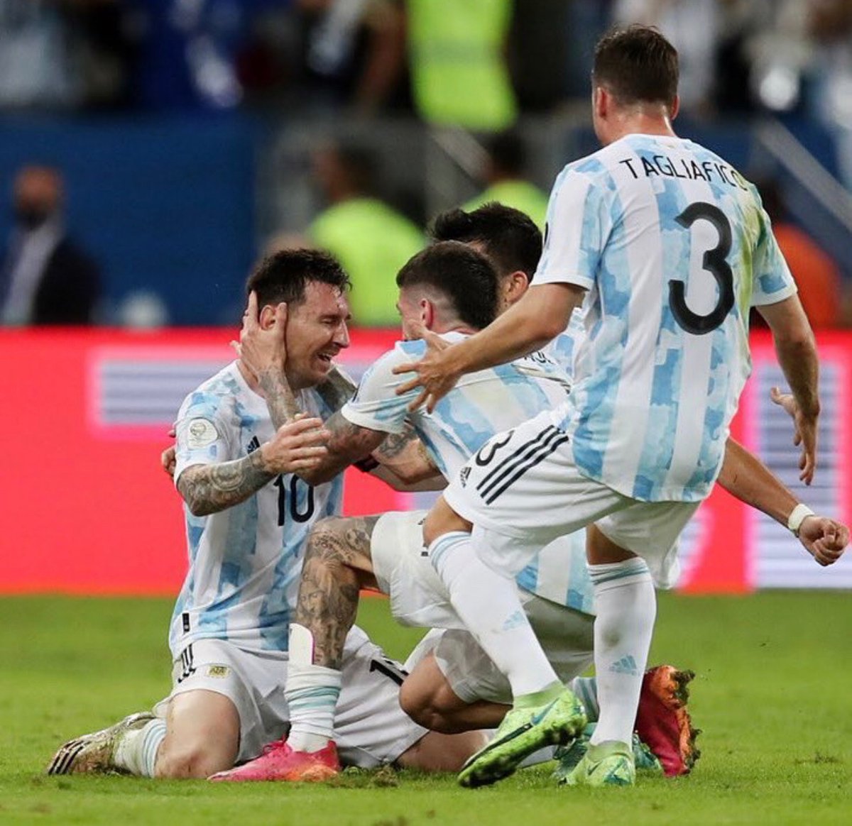 BarcaUniversal's tweet photo. Lionel Messi: "I feel that God was saving this moment for me, against Brazil in the final and in their country." https://t.co/p44VX2O1Yx
