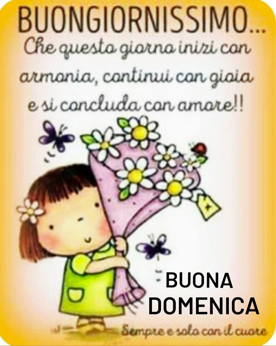 Felice domenica a tutti tutti 💐🌼🏵️☺️