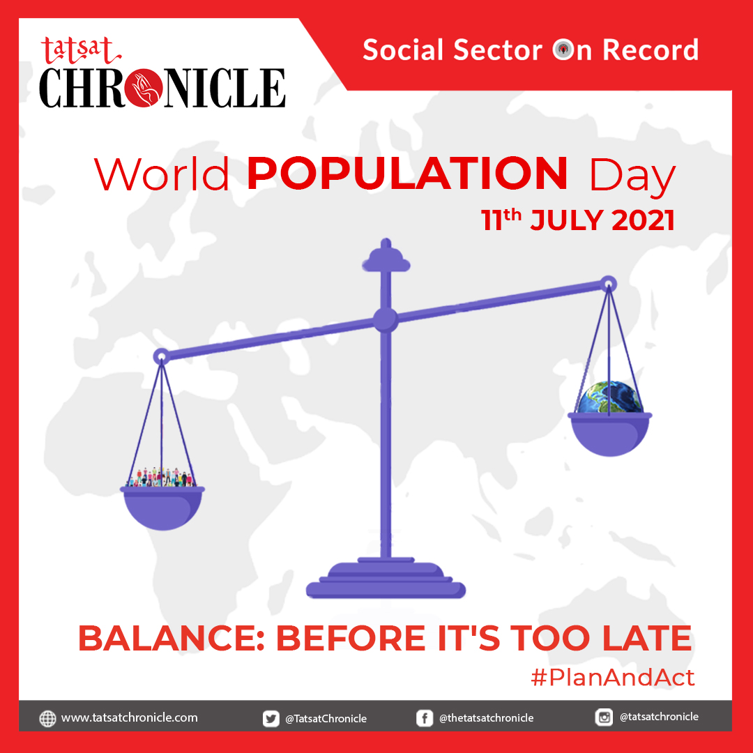 TatsatChronicle's tweet photo. On the occasion of #WorldPopulationDay2021, let us pledge to be more responsible towards the alarming rate of the growing population.
#populationday2021
#PlanAndAct
#familyplanning
#tatsatchronicle
(@MoHFW_INDIA, @natpopcom, @PMOIndia) https://t.co/Ohwm5gIQce