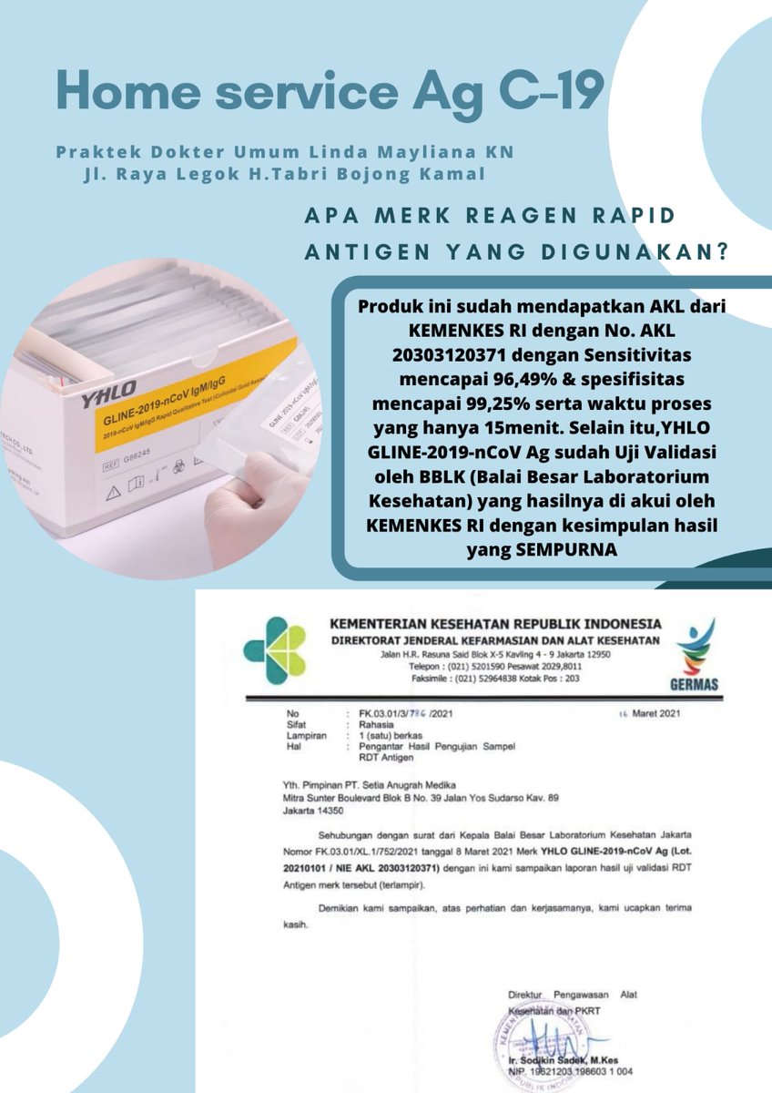 fikays's tweet photo. Yuk yg mau swab test antigen tapi gamau repot 👃👃 https://t.co/sZ3iUxrwtV